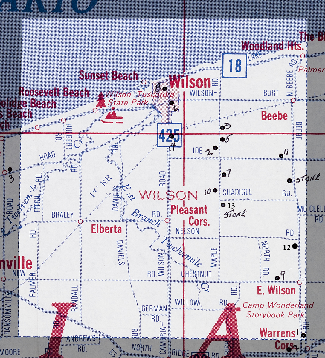 Town Of Wilson Map 